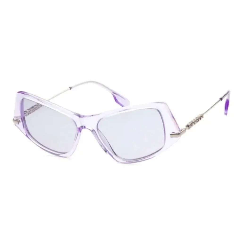 ❌SOLD❌ New Burberry Women`s Geometric 52mm Lilac Sunglasses - Picture 6 of 9